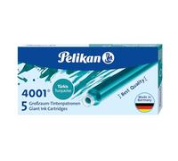 Pelikan GTP/5 - Cartucho tinta estilográfica, color turquesa