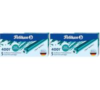 Pelikan GTP/5 - Cartucho tinta estilográfica, color turquesa (Paquete de 2)