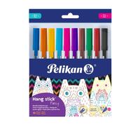 Pelikan hang stick pack de 10 boligrafos de bola - trazo de 0.7mm - ca