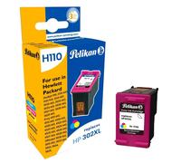 Pelikan HP 302XL Tri-Colour Ink Cartridge (F6U67AE)