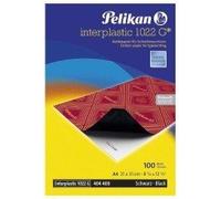 Pelikan Interplastic 1022 G - Papel carbón (A4, 10 hojas), negro