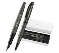 Pelikan Jazz Noble Elegance K/P36 - Juego de bolígrafo y pluma estilográfica con grabado de regalo - bolígrafos únicos con nombre - regalos personalizados (Stone)