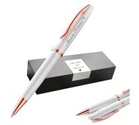 Pelikan Jazz Noble Elegance K36 Bolígrafo con Grabado Regalo - Único Lápices Con Nombres - Personalizado Regalos - Bolígrafo Personalizada (Nácar Blanco)