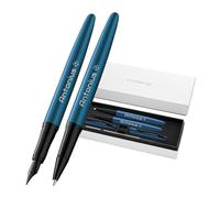 Pelikan Jazz Noble Elegance R/P36 - Juego de bolígrafo y pluma estilográfica con grabado de regalo, bolígrafos únicos con nombre, regalos personalizados (aguamarina)