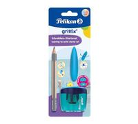 Pelikan Juego griffix compuesto por goma de borrar, sacapuntas, color azul 1 unidad