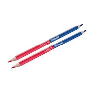 Pelikan Lápices de colores (finos, triangulares) bicolor rojo y azul (2 unidades)