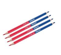 Pelikan Lápices de colores (finos, triangulares) bicolor rojo y azul (4 unidades)