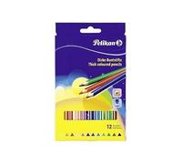 Pelikan Lápices de colores gruesos en estuche de 12 unidades (contenido 10 estuches)