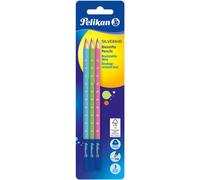 Pelikan: Lápices de grafito Trio Silverino HB, paquete de 3