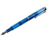 Pelikan M205 pluma estilográfica 967489 demostración transparente azul, punta fina F, edición especial por Pelikan