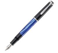 Pelikan M205 Pluma estilográfica Classic 205 Blue-marbled plumín M, en caja de regalo