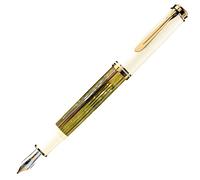 Pelikan M400 Pluma estilográfica Souverän 400 plumín B en oro bicolor, en caja de regalo