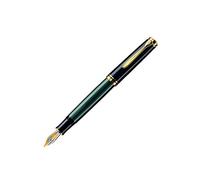 Pelikan M600 Pluma estilográfica Souverän 600 plumín M en oro bicolor, en caja de regalo