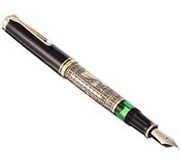Pelikan M900 Pluma estilográfica TOLEDO 900 plumín EF en estuche regalo. Negro