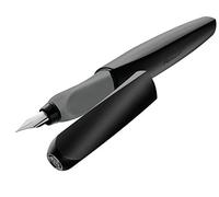 Pelikan P457 - Pluma estilográfica de trazo medio, negro