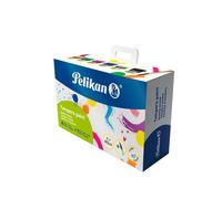 Pelikan pack de 6 temperas - 40ml - pincel de pelo pony nâº4 - consi