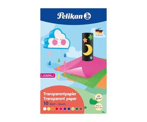 Pelikan - Papel Transparente, 10 Hojas, 300 x 180 mm
