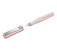 Pelikan Pina Colada - Pluma estilográfica (incluye 1 cartucho de tinta, 1 unidad), color rosa metalizado