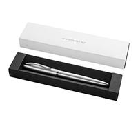 Pelikan, Pluma estilográfica Jazz Nobel Recargable, Diseño Moderno y Sofisticado, Plumín Mediano, Caja de Regalo Incluida, Color Plata