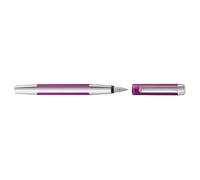 Pelikan Pura P40 - Pluma estilográfica (plumín M, carcasa de aluminio), color morado