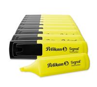 Pelikan - Subrayadores Fluorescentes - Signal - 10 Unidades - Color Amarillo - Material Oficina y Papeleria