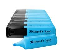 Pelikan - Subrayadores Fluorescentes - Signal - 10 Unidades - Color Azul - Material Oficina y Papeleria