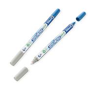 Pelikan Super Pirate Eco Ink Eraser, ancho de línea M (multipunta), eliminador de tinta para borrar y sobrescribir, paquete de 2