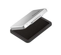 Pelikan Tampón para sellos metálico Nº3, recargable/reentintable, secado rápido, 5x7 cm Negro