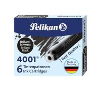 Pelikan 154315 - Caja 6 cartuchos tinta, color negro