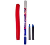 Pelikan Twist en Colores Surtidos, Bolígrafo Esferográfico Ergonómico, para Diestros y Zurdos, para Escuela y Oficina, Punta M Indeformable, 2 Cartuchos Azules y Goma de Borrar Incluidos, Recargable