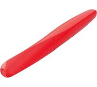 Pelikan Twist Neon Coral, Pluma Estilográfica Ergonómica, para Diestros y Zurdos, para la Escuela y la Oficina, Plumín M de Acero Inoxidable, Cartucho Azul Largo Incluido, Recargable