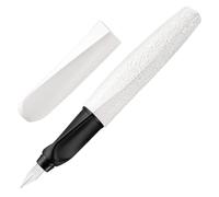 Pelikan Twist Structure, Pluma Estilográfica Ergonómica, para Diestros y Zurdos, Ideal para Escuela y Oficina, Plumín M en Acero Inoxidable, Cartucho Azul Largo Incluido, Recargable, Azul