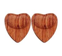 Pélilos de guitarra de madera, pleili de guitarra de madera | Imágenes para guitarra en forma de corazón, pleili ukelele sin deslizamiento | 2 plei de bajo de madera maciza para guitarra, ukelele
