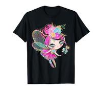 Pelirroja Hadas Hadas Rosa mágico Floral niños niñas Mujeres Camiseta
