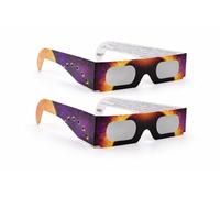 PELISPAN®️ Gafas Eclipse Solar Homologadas ISO 12312-2 -Pack De 2 Gafas- Gafas Para Ver Eclipse Solar Homologadas con Certificado CE y Protección Total