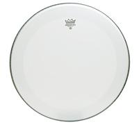 Pelle Remo Powerstroke 3 blanca lisa para bombo - 24" - P3-1224-C1