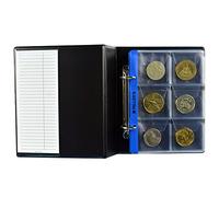 PELLER'S Álbum de colección, 120 bolsas para monedas o fichas de hasta 48 mm de diámetro. Archivador S con 20 hojas