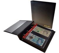 PELLER'S Álbum de colección M, para 20 Billetes pequeños: 0 Euro y Otros, 10 Fundas y cartulinas separadoras. (Modelo M)