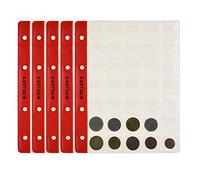 PELLER'S Hojas con 35 compartimentos para monedas: 27mm X 27mm. Para álbum tipo M. Paqute de 10. Para monedas de hasta 23mm de diámetro.