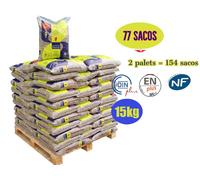 Pellets asturias - 2 Palets - 154 Sacos de 15kg