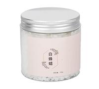 Pellets de Cera de Abeja Blanca de 100 G, Accesorio de Cera de Abeja Natural Profesional para Cosméticos de Bálsamo Labial de Lápiz Labial DIY, Ideal para Bálsamos Labiales DIY, Lociones