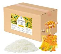 Pellets de cera de abejas blanca orgánica 9KG, VEGISHINE Cera de abejas pura y natural para hacer velas, DIY cuidado de la piel, bálsamo labial, pulido, loción, jabón, suministros para hacer velas