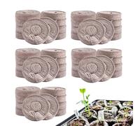 Pellets de turba para inicio de plantas,Pellets de inicio de plantas - 50 Uds. De bolitas de tierra comprimidas para iniciar plantas | Vainas de plantas compactas a granel, para iniciar la tierra del