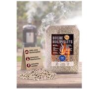 Pellets Madera Haya BBQ Barbacoa Parrilla 15 kg 30 kg Bolitas de Madera Fumar Flameup, Peso:15kg
