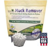 Pellets removedor de lodo 5 libras (10 cucharadas) | Tabletas de estanque tratan 1.25 acres | Removedor de lodo de lago, Reductor de lodos de estanques | Tratamiento de estanque de granja