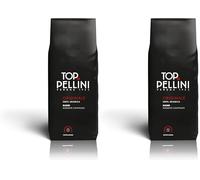 Pellini Café en Granos Top, Mezcla 100% Arábica, Café en Grano con Aromas Perfumados y Refinados y Toques de Regaliz y Cacao, 500g (Paquete de 2)