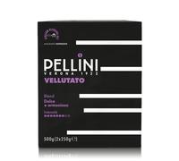 Pellini Café Molido Vellutato para Espresso, 2 x 250 g | Sabor Aterciopelado, Mezcla de Arábica y Robusta, Tostado Medio