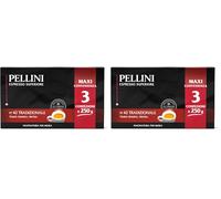 Pellini N.42 Tradicional, Café Molido para Moka de Sabor Vigoroso e Intenso, Mezcla de Arábica y Robusta con Tueste Decidido, 3 Paquetes de 250g (Paquete de 2)
