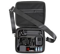 PellKing Hard Case for GoPro Hero 13/12/11/10/9/8/7/2018/6/5 Blcak/4 Silvery Action Camera Accessories Carrying Storage Shoulder Bag With S