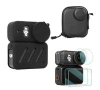 PellKing Kit de protección definitivo para cámara DJI Osmo Nano - [3 en 1] protector de pantalla/lente de vidrio templado, funda de silicona de cuerpo completo y bolsa de transporte portátil